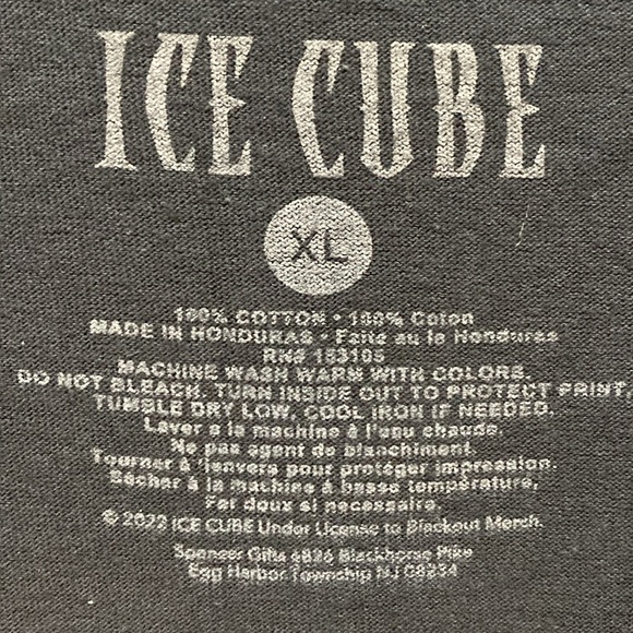 Ice Cube Graphic T-Shirt - Size Extra Large XL - NWT - Picture 3 of 3